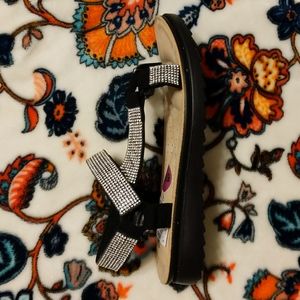 Ladies' Rhinestone Sandals - 6.5 Wide